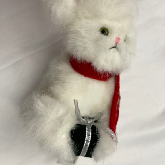 Fancy Feast Kitty Cat Promotional Ornament 2005 Plush Soft Fluffy Present Hang - Picture 10 of 10